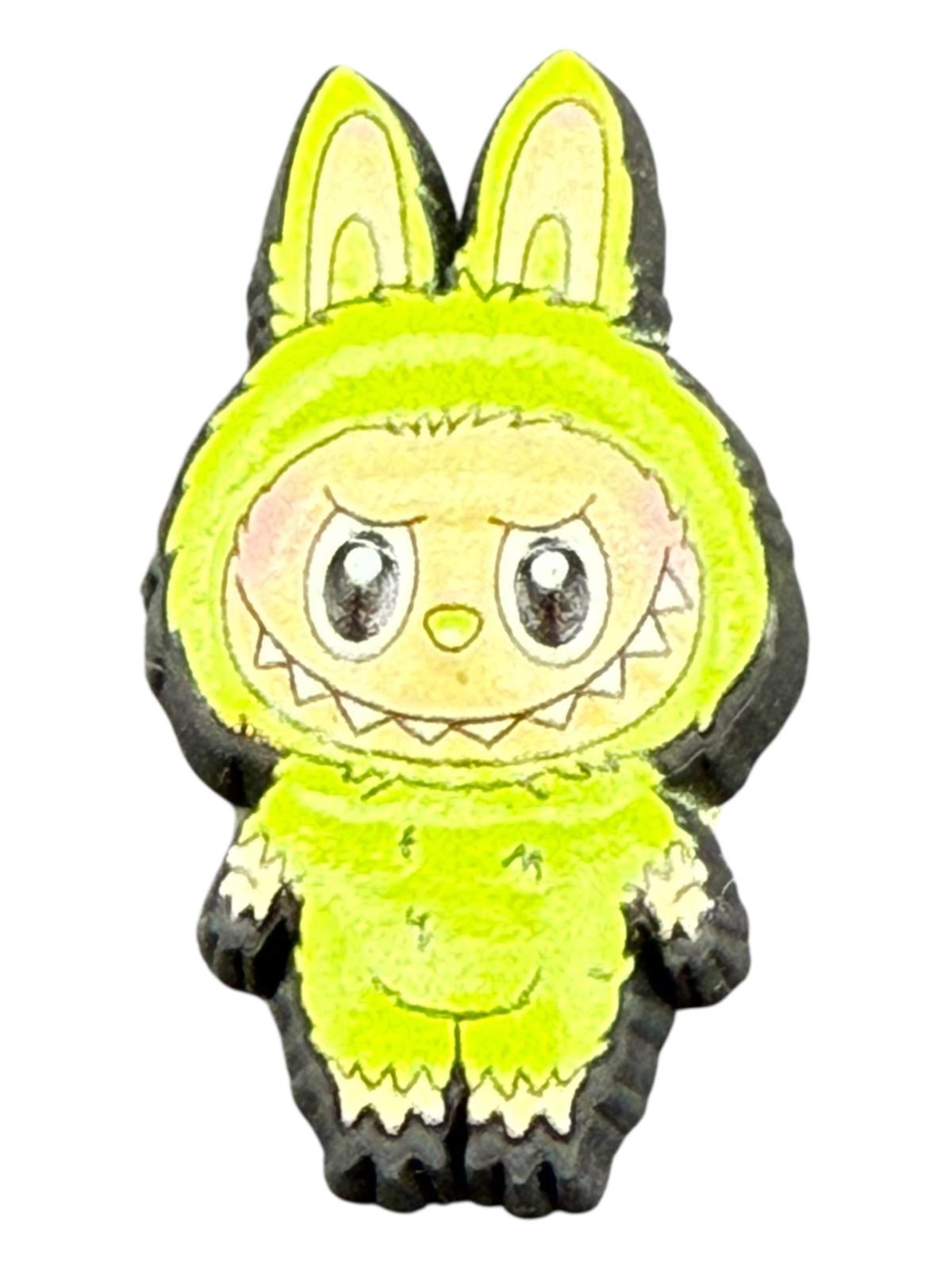 10 Labubu Cute Cartoon Croc Charms. Full Set Labubu Jibbitz. Croc Shoes Charms