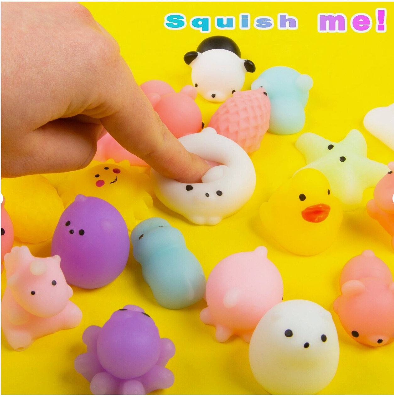 20 Pack Animal Squishy Mooshi Party Bag Fillers for Kids - Squishy Fidget Toys