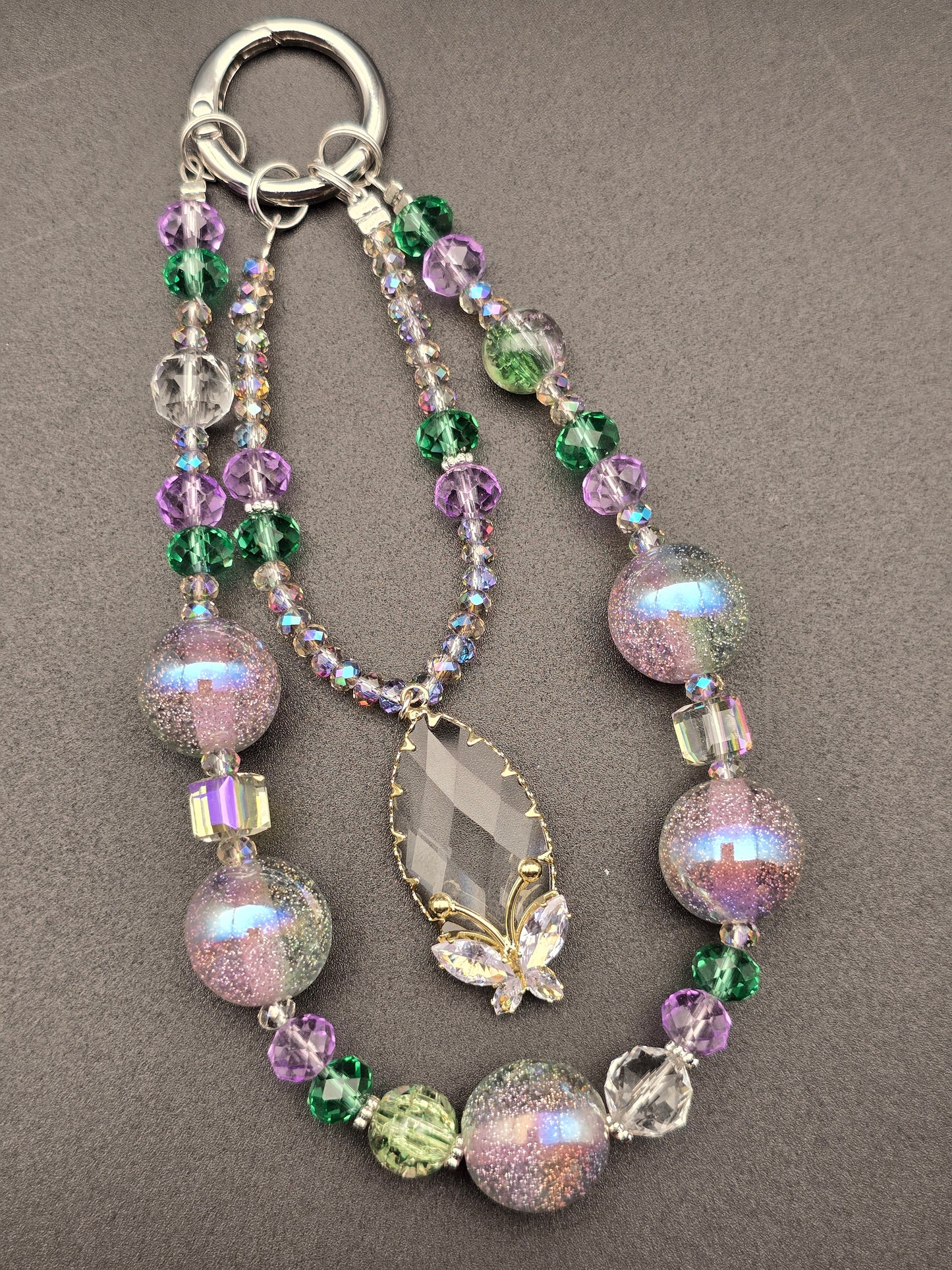 Luxury Mobile Phone Charm Crystal Beads Strap Cord Chain Keys Holder Gifts New