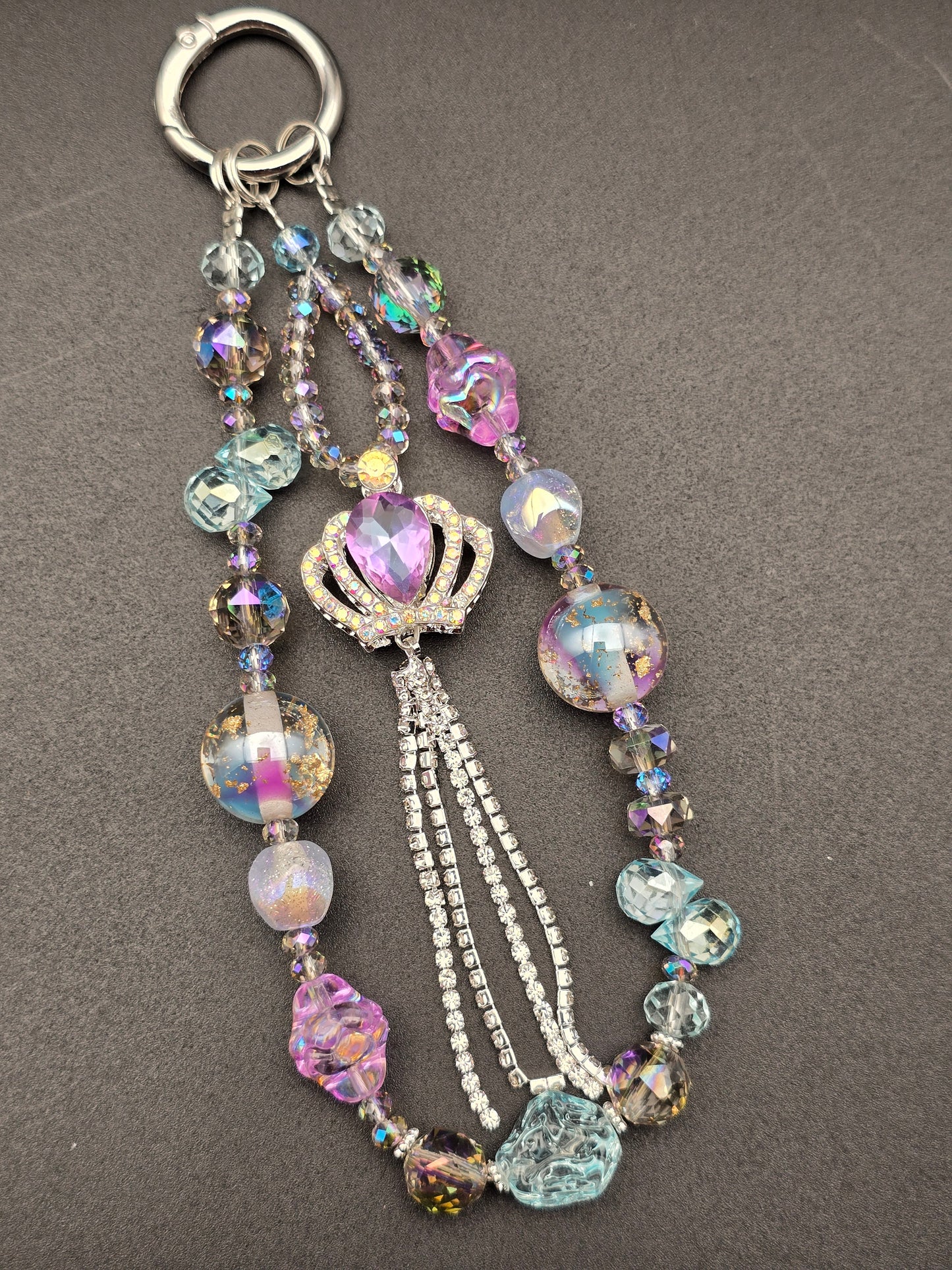 Luxury Mobile Phone Charm Crystal Beads Strap Cord Chain Keys Holder Gifts New