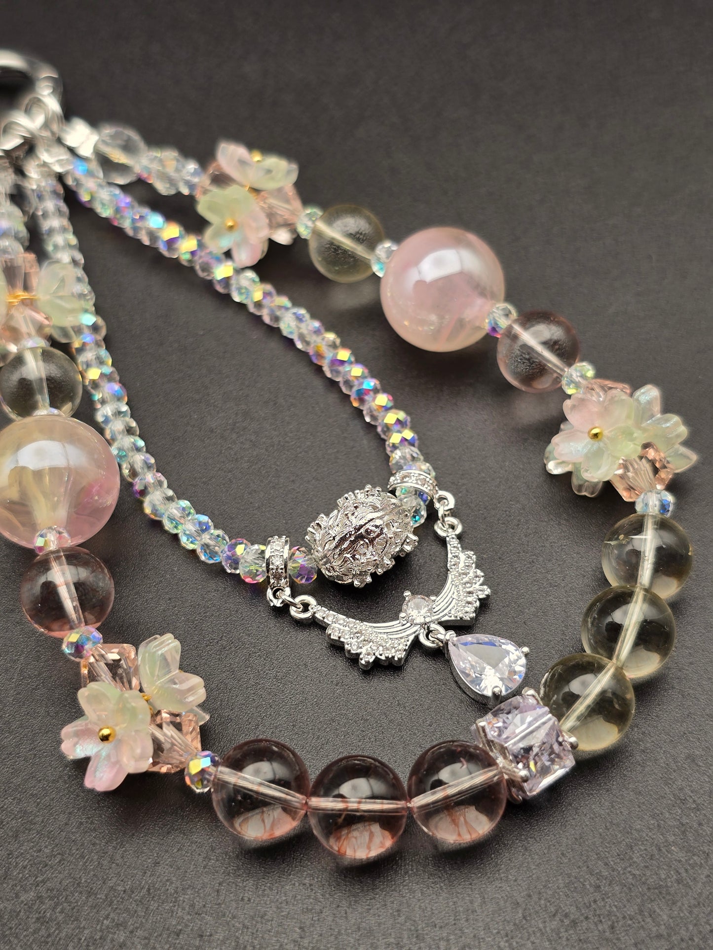Luxury Mobile Phone Charm Crystal Beads Strap Cord Chain Keys Holder Gifts New