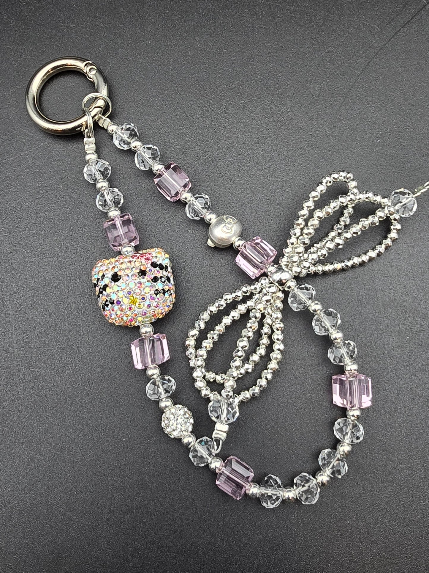 Luxury Mobile Phone Charm Crystal Beads Strap Cord Chain Keys Holder Gifts New