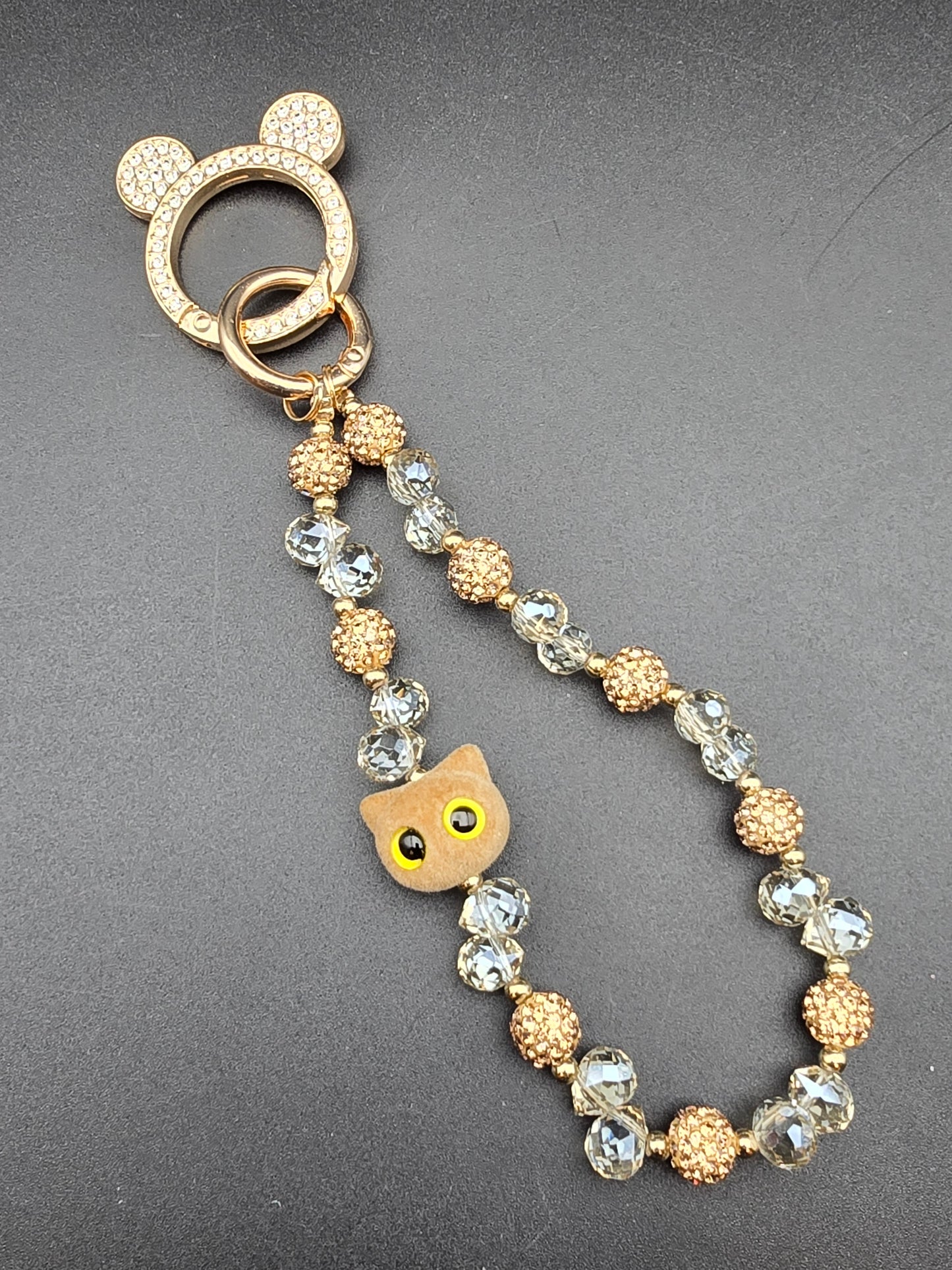 Luxury Mobile Phone Charm Crystal Beads Strap Cord Chain Keys Holder Gifts New