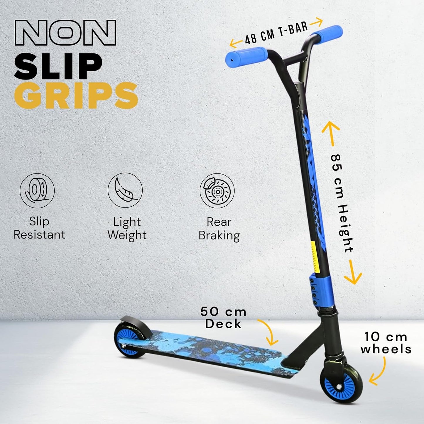 Stunt Scooter for Kids - Durable Aluminium 2 Wheel Scooters