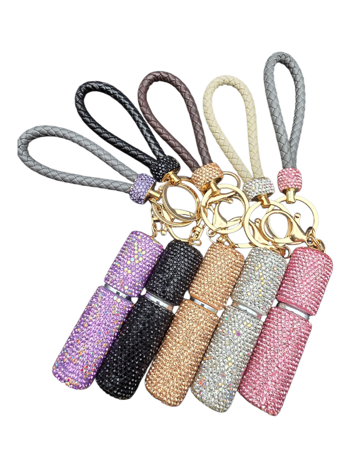 Diamond bling Perfume Atomiser Travel Refillable Bottle Portable Handbag Spray
