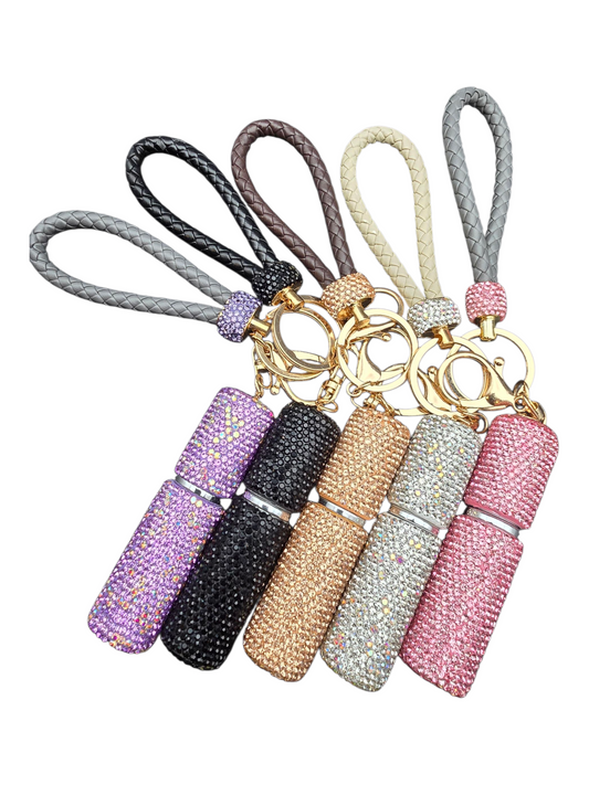 Diamond bling Perfume Atomiser Travel Refillable Bottle Portable Handbag Spray