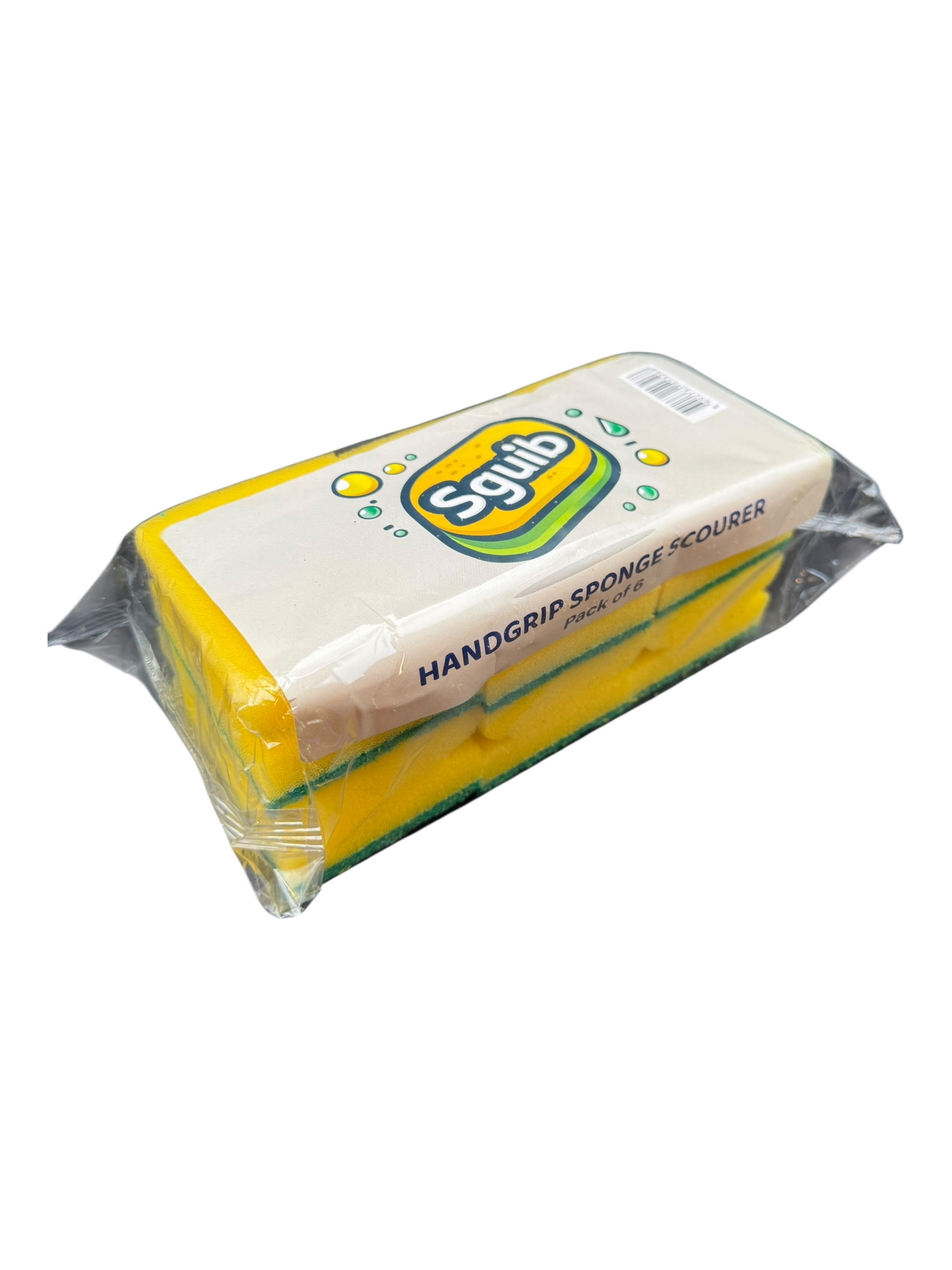 6 Pack SPONGE SCOURERS WASHING UP KITCHEN DISH SCOURING PADS CLEANING SUPPLIES