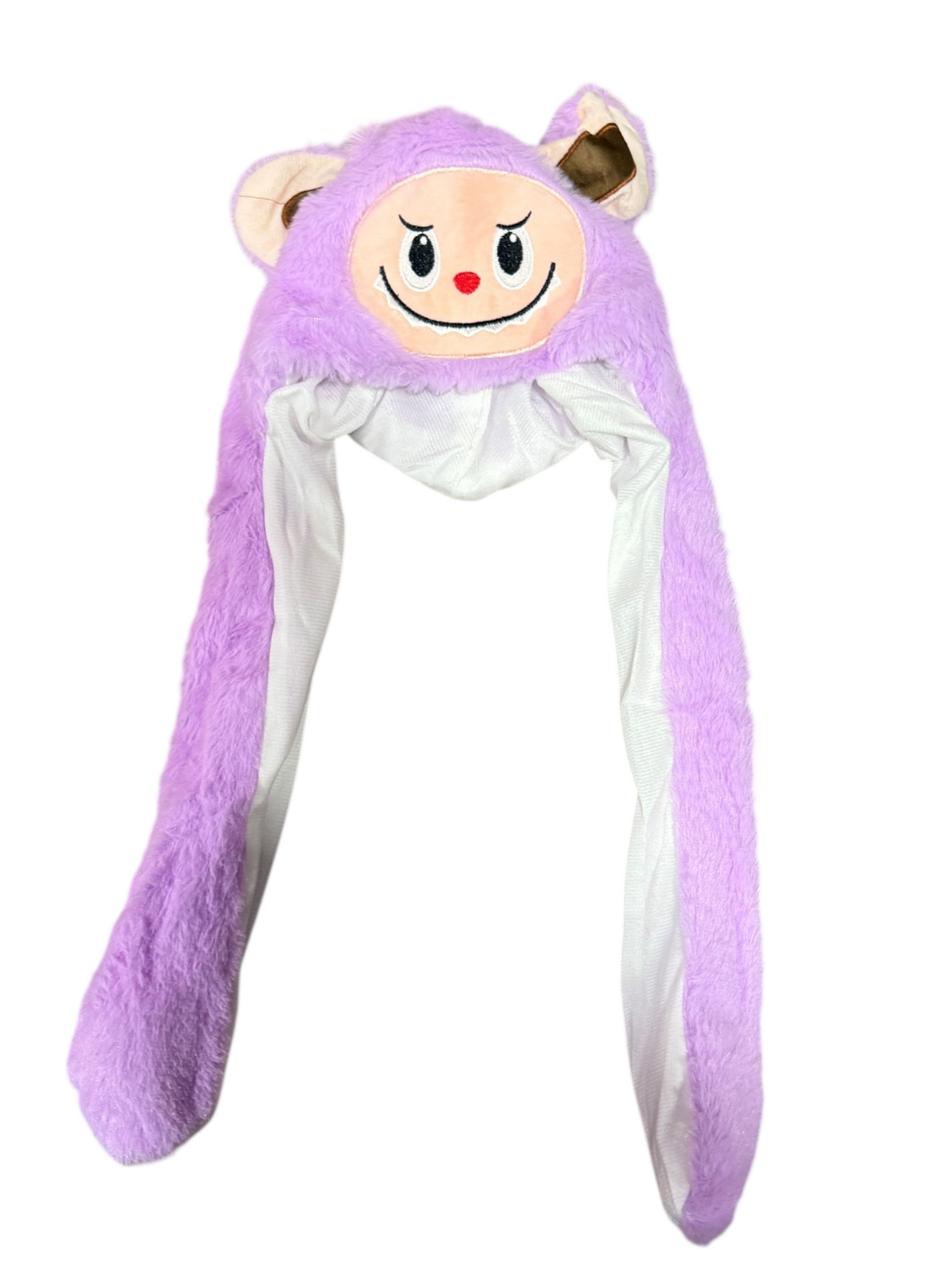 Labubu Hat With Movable Ears, Hat With Movable Ears, Animal Hat,LIGHT UP