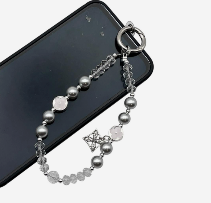 Luxury Mobile Phone Charm Crystal Beads Strap Cord Chain Keys Holder Gifts New