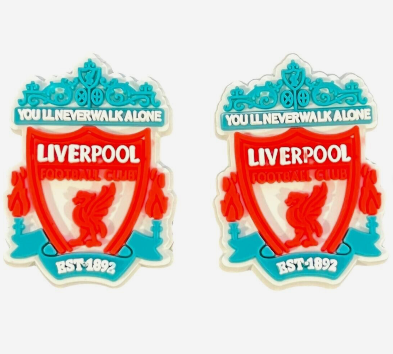 Top Football Teams Croc Charms Superb Quality Set of 2 Soccer Team Jibbitz