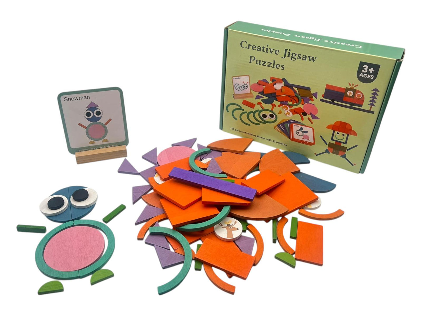 Kids Craft Fabric & Cards Creative Jigsaw Puzzle 3+