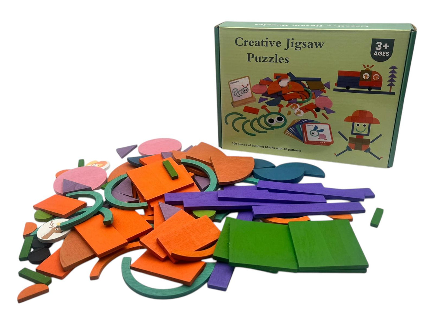 Kids Craft Fabric & Cards Creative Jigsaw Puzzle 3+
