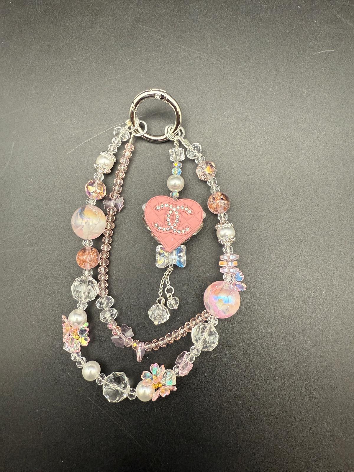 CC Phone charms keychain