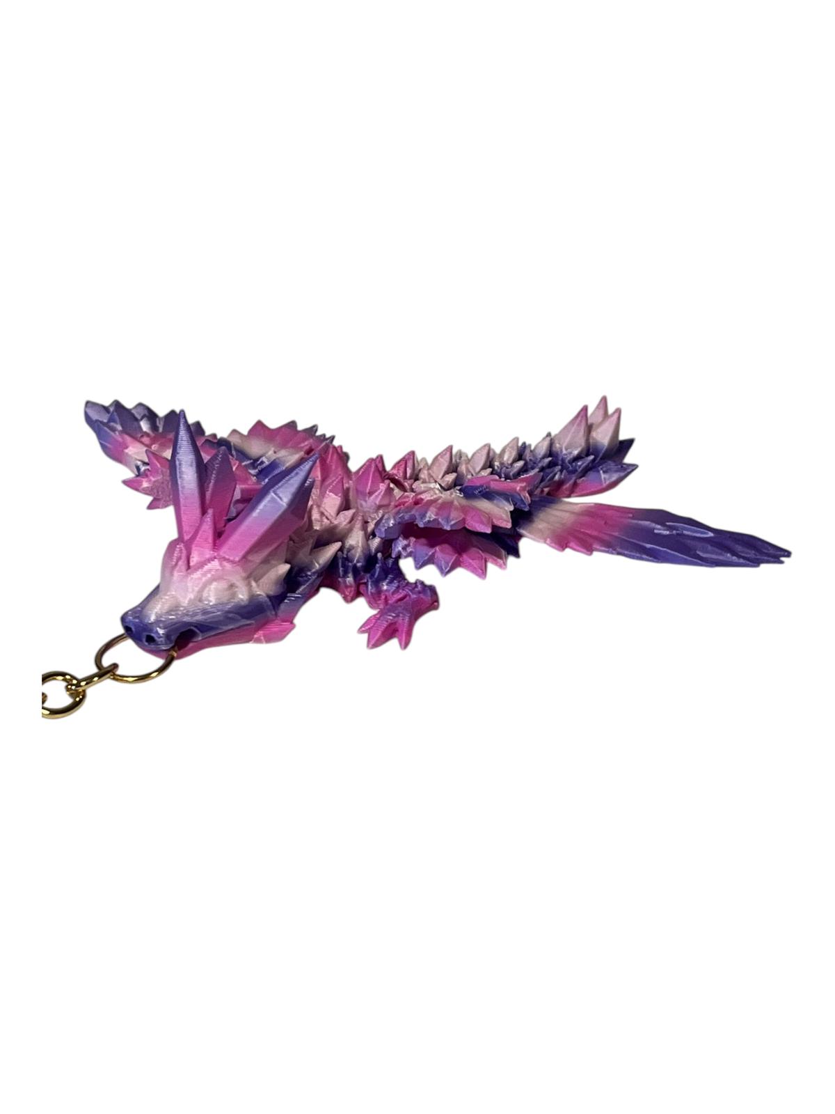 3D Printed Flying Keychain Set of 3 Random Colours