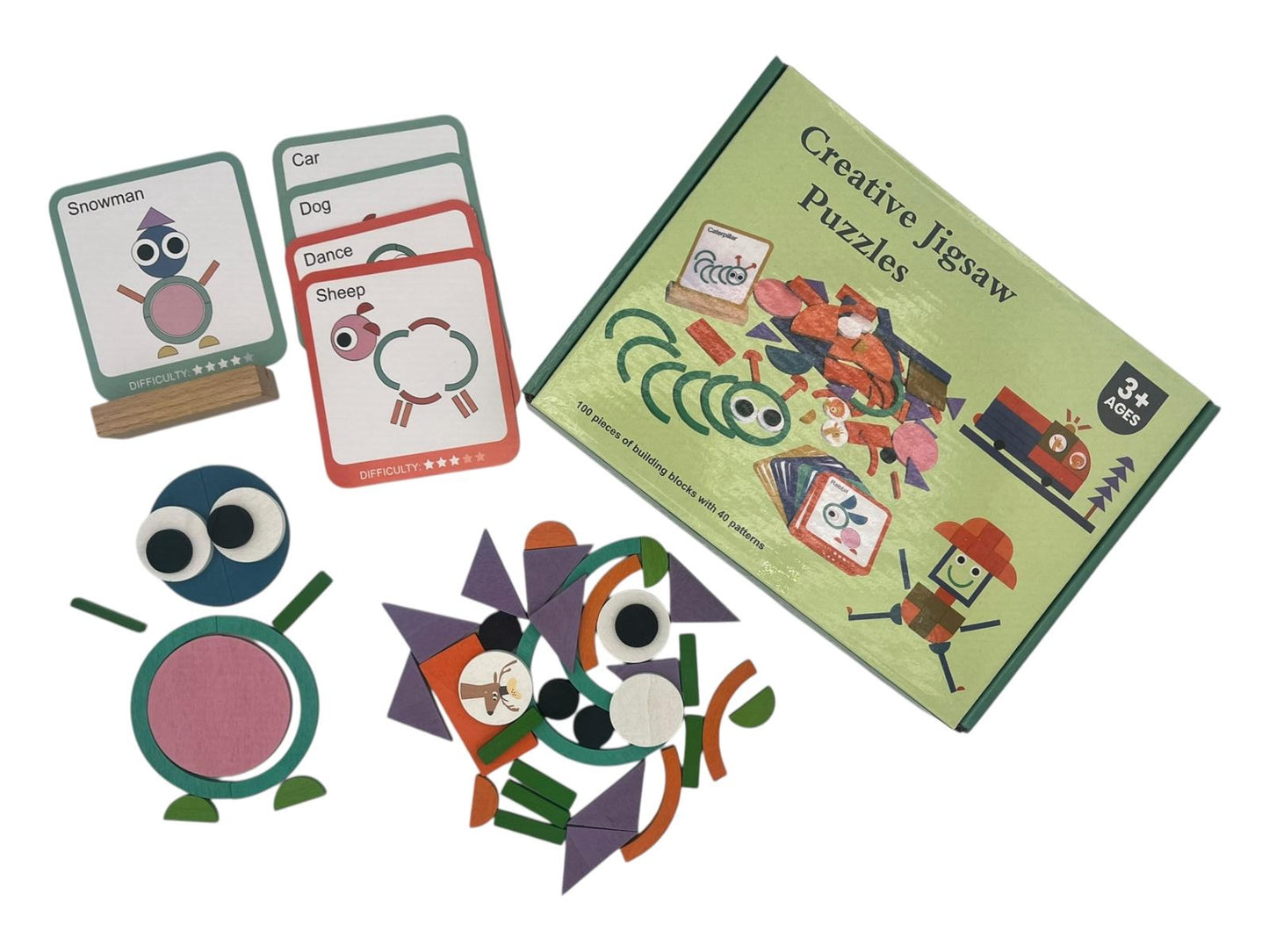 Kids Craft Fabric & Cards Creative Jigsaw Puzzle 3+