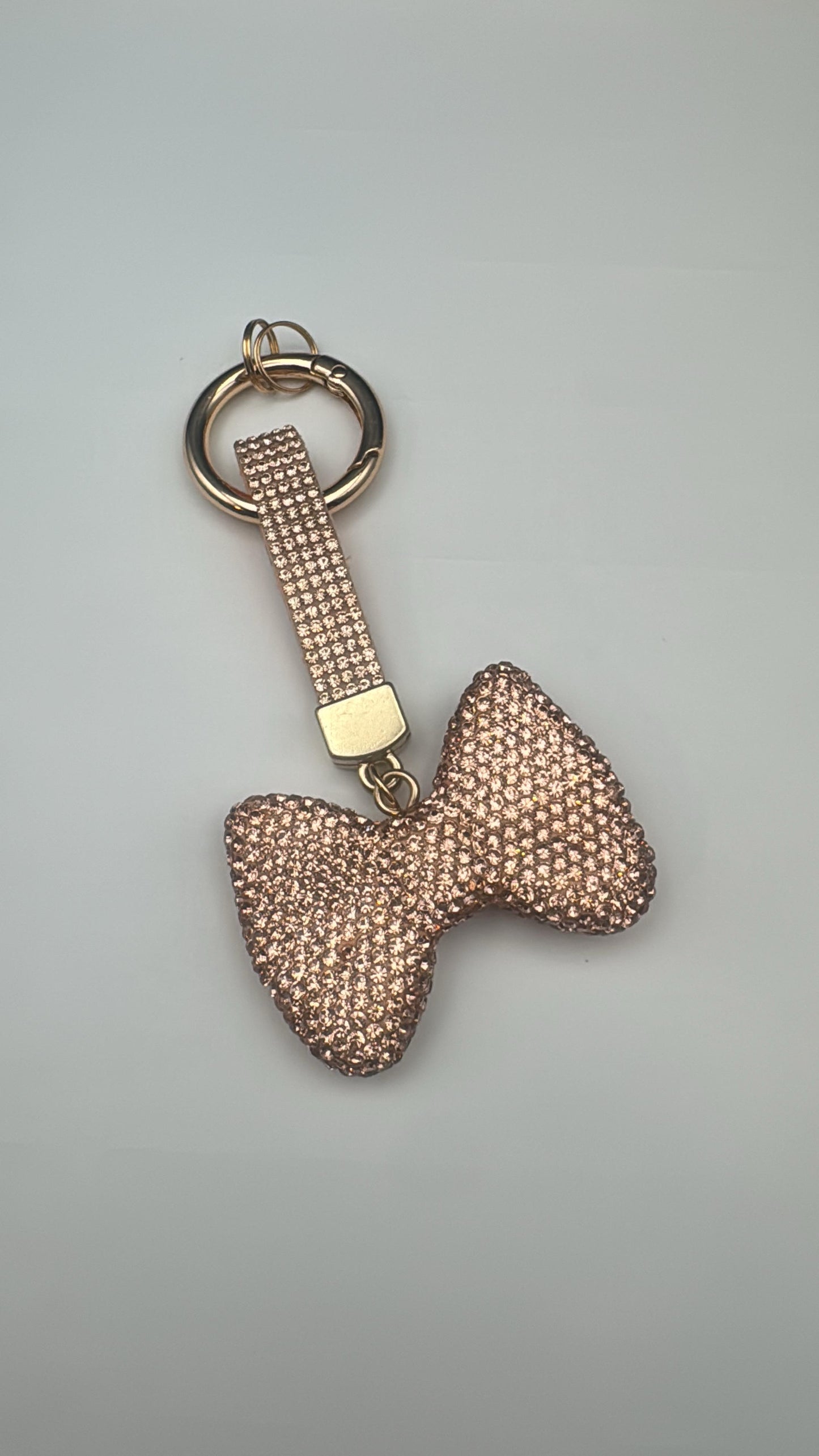Bow Keychain for Women Bag Purse Charm Rhinestone Bow Accessories