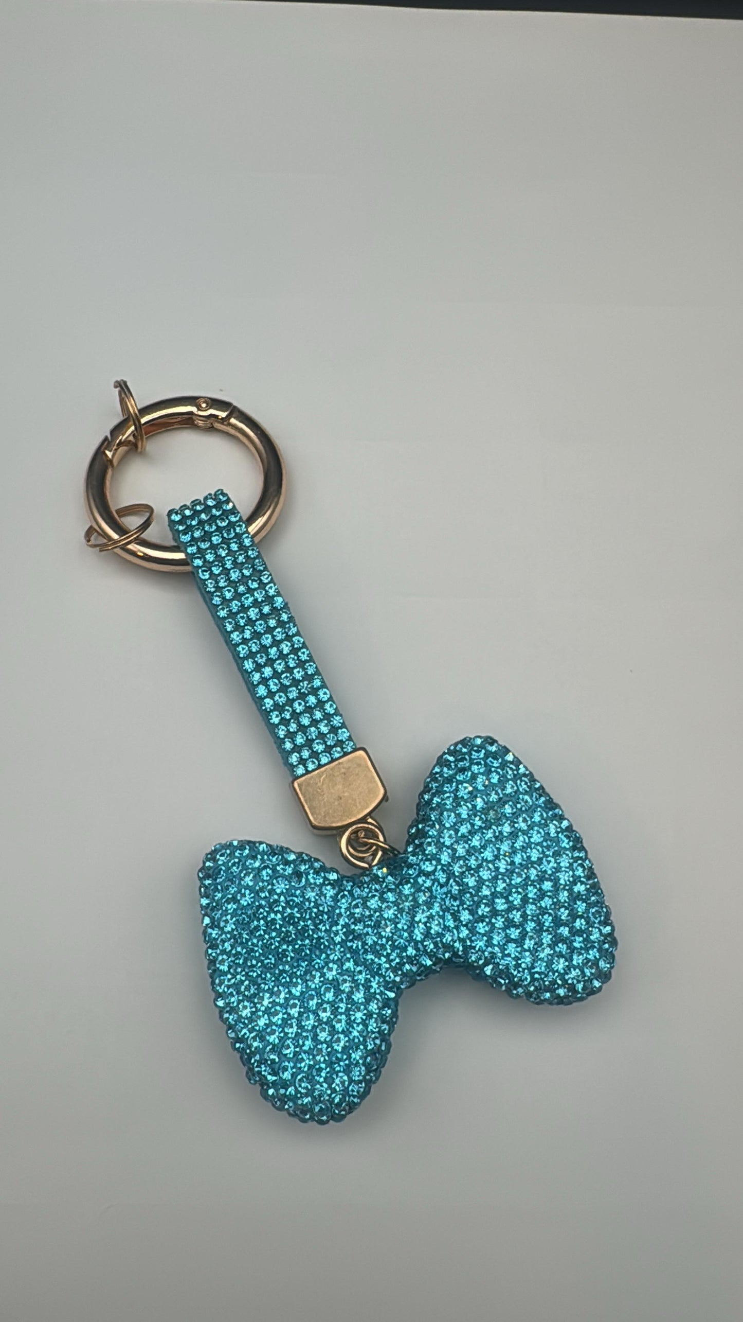 Bow Keychain for Women Bag Purse Charm Rhinestone Bow Accessories