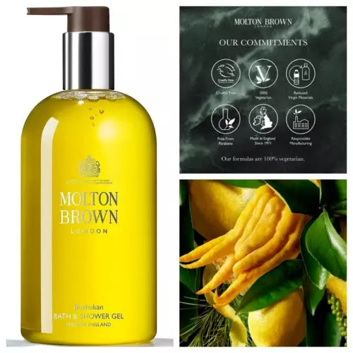 Molton Brown Bushukan Bath & Shower Gel  500ml Brand New *FREE POSTAGE*
