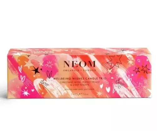 NEOM Wellbeing Wishes Candle Trio 75g - Present/Gift